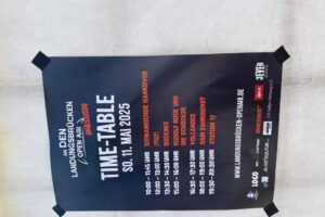 Time Table Plakat